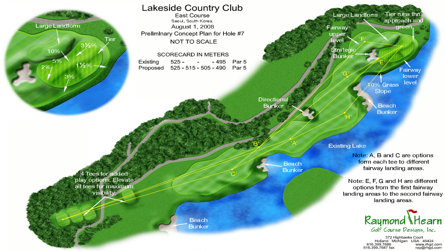 Lakeside Country Club Raymond Hearn Golf Course Designs